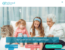 Tablet Screenshot of preferredprivatecare.com
